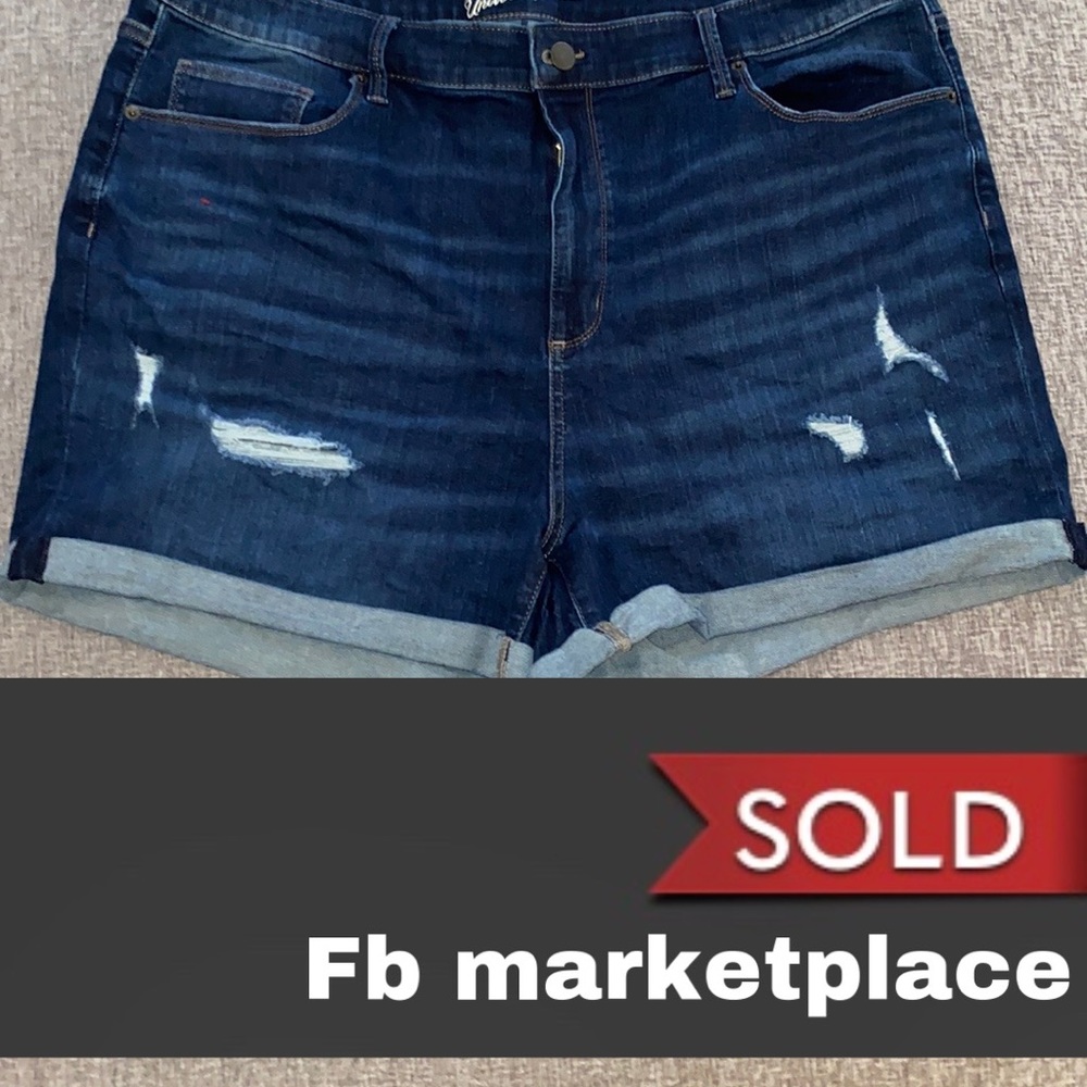Blue Jean Shorts 22W